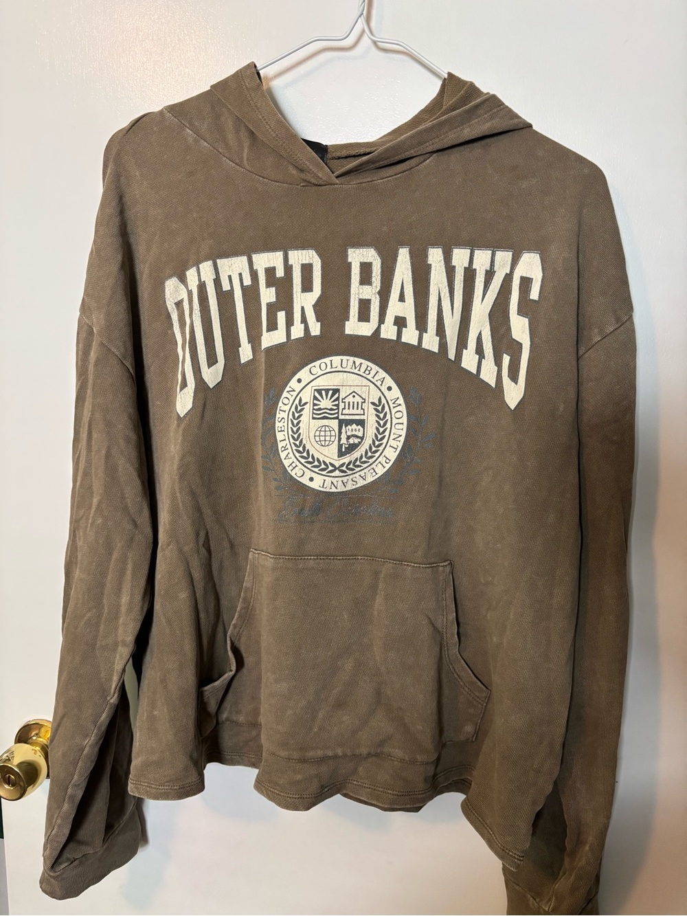 Casual Loungewear Cozy Outer Banks Crewneck Hoodie Sweater Women’s Large